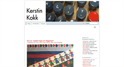 Desktop Screenshot of kerstin.kokk.se
